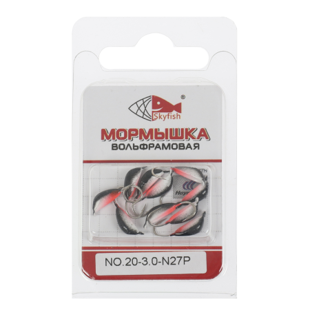 Мормышка вольф. SKYFISH "Рижский банан", крашеная №20-3.0-N27P